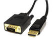 Male DisplayPort to Male SVGA VGA Cable - 2 Metres