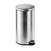 Durable Pedal Bin Stainless Steel 30 Litre Round Silver