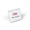 Durable Security Name Badge 60x90mm Includes Blank Insert Cards Transparent (Pac