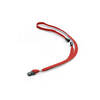 Durable Textile Badge Lanyard 10mm Red - Pack of 10 (8119/03)