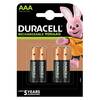 Duracell Recharge Plus, Pack of 4 AaA Rechargeable Batteries 900 mAh