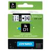 Dymo D1 Black on White 9mm x 7m Label Cartridge