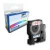Dymo D1 Red on White Compatible 12mm x 7m Label Cartridge