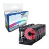 5x Dymo 45017 Compatible Black on Red 12mm Label Tapes
