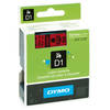 Dymo D1 Black on Red 19mm x 7m Label Cartridge