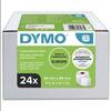 Dymo LabelWriter Large Address Label 36x89mm 260 Labels Per Roll White (Pack 24)