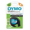 Dymo LetraTag Label Cartridge 12mm x 4m Clear Tape