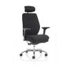 Dynamic Domino Office Chair with Headrest Padded Seat and Backrest Black (PO0000