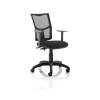 Dynamic Eclipse Plus II KC0171 Office Chair Padded Seat and Mesh Backrest Black
