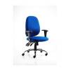 Dynamic Lisbon OP000074 Office Chair with Arms with Padded Seat and Backrest Blu