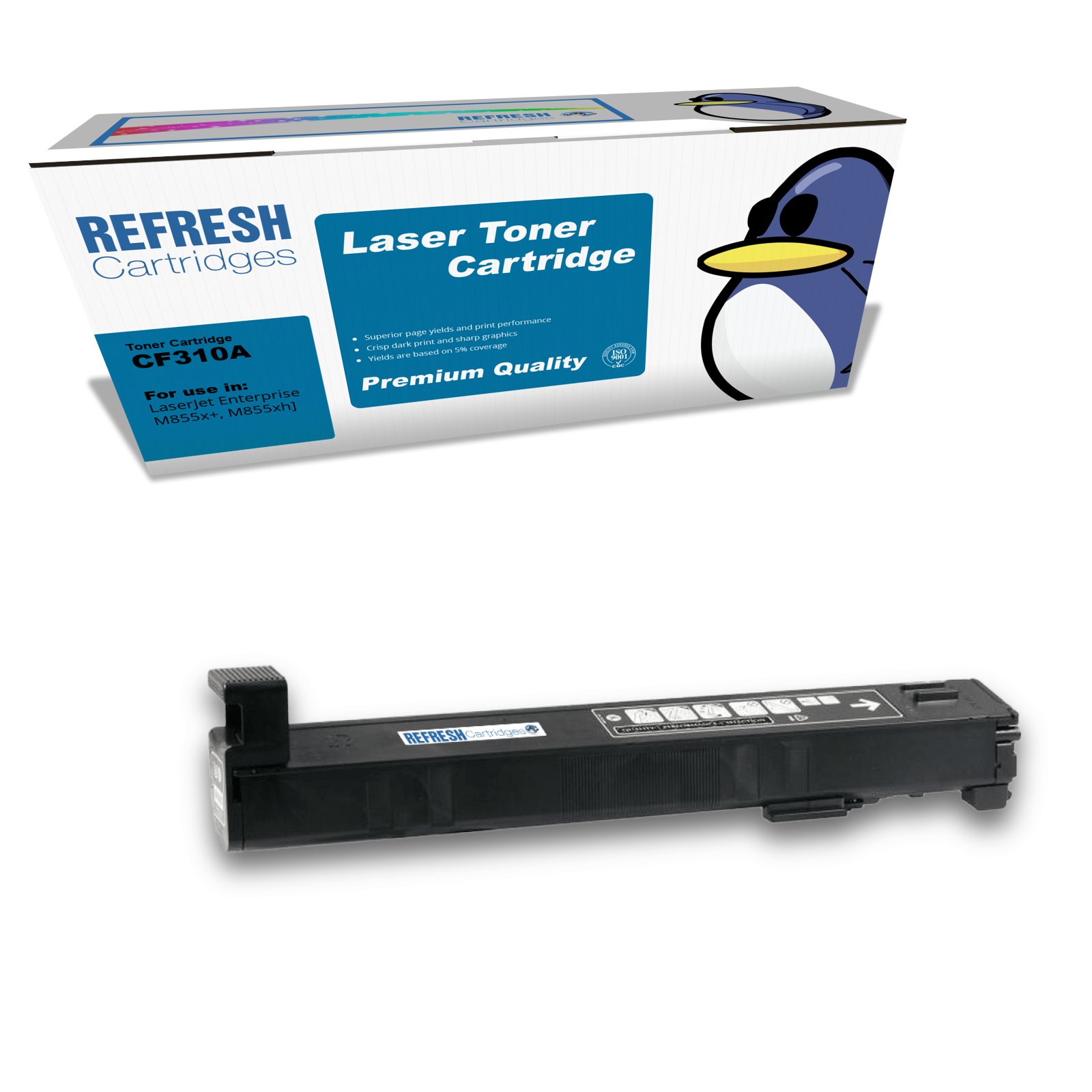 Remanufactured 826A (CF310A) Black Toner Cartridge Replacement for HP Printers
