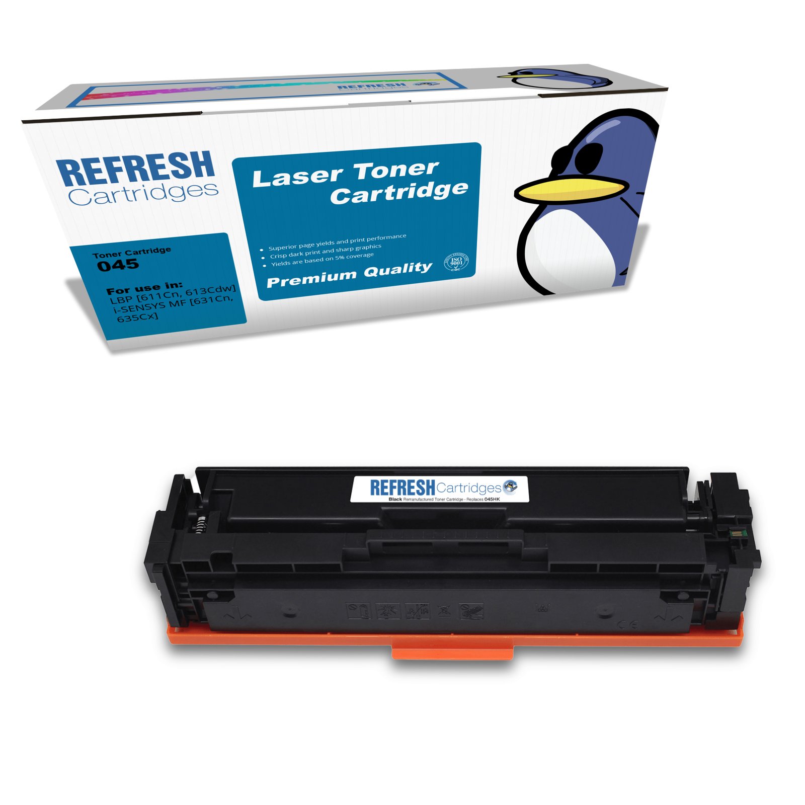 Remanufactured 045H (1246C002) High Capacity Black Toner Cartridge Replacement for Canon Printers