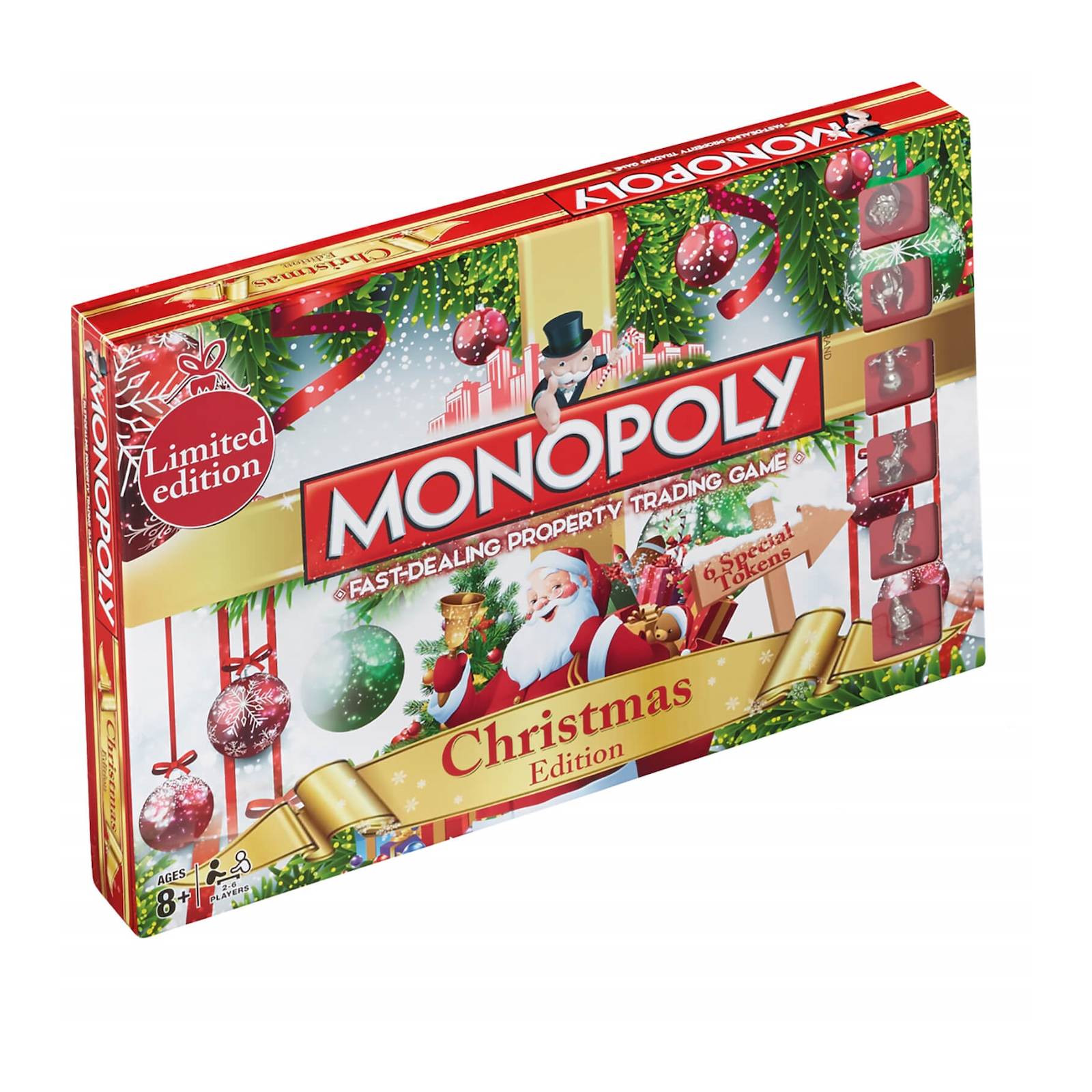 Christmas Monopoly Limited Edition Board Game by Winning Moves