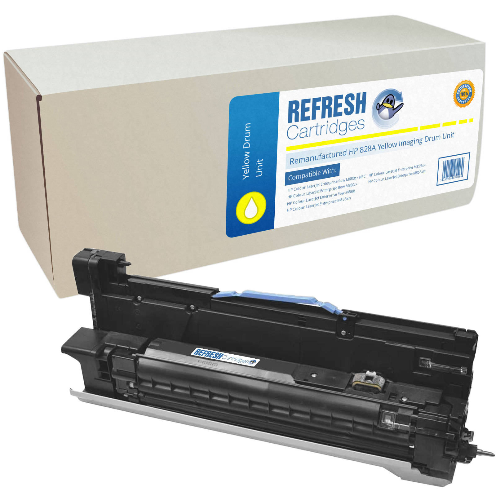 Remanufactured 828A (CF364A) Yellow Imaging Drum Unit Replacement for HP Printers