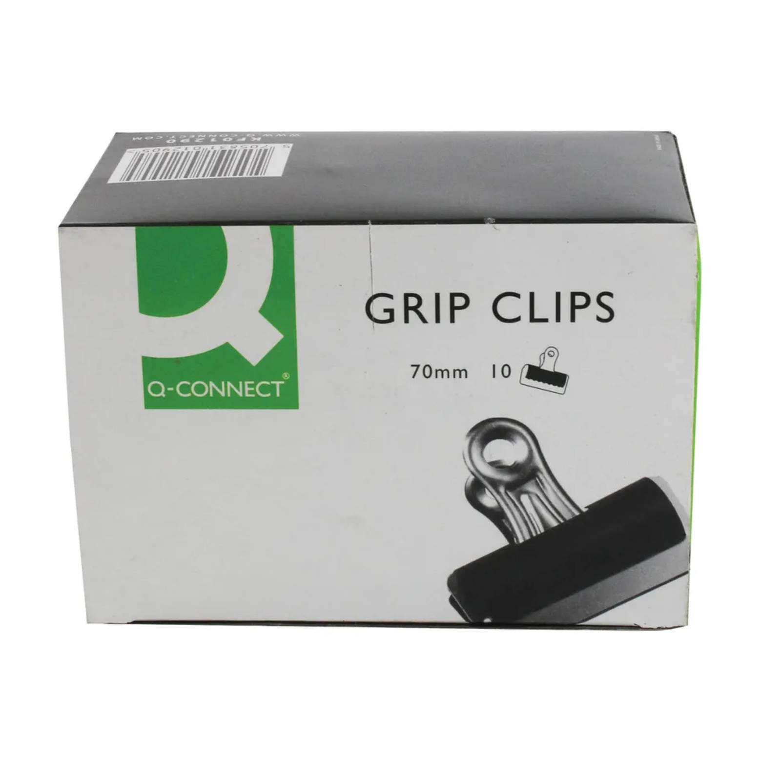 Q-Connect Grip Clip 70mm Black (Pack of 10) KF01290