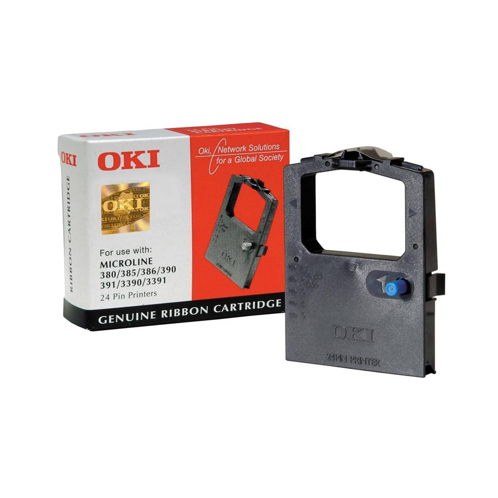 Original Oki Microline 9002309 Black Ink Ribbon Cartridges 24 Pin (09002309)