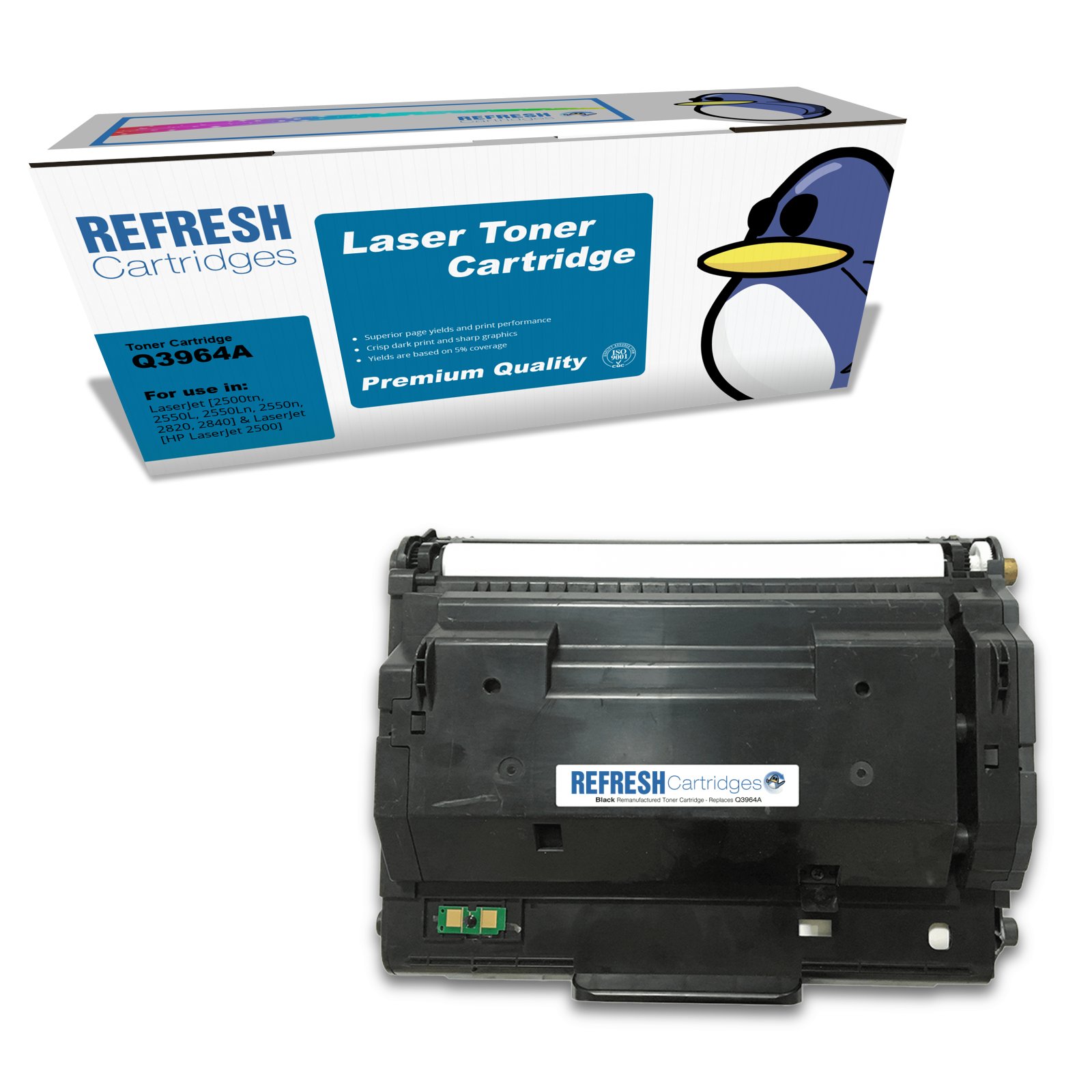 Remanufactured 122A (Q3964A) Imaging Drum Unit Replacement for HP Printers