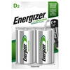 Energizer Accu Charge Power Plus Rechargeable D 2500mAh pack of 2 Batteries