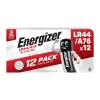 Energizer Alkaline LR44 Coin Cell - 12 Pack