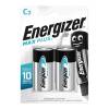Energizer Max Plus C Alkaline Batteries - Pack of 2