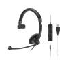 Epos Sennheiser SC 45 USB-A / 3.5mm CTRL Monaural Headset Black (507084)