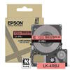 Epson LK-4RBJ Black on Matte Red Tape Cartridge 12mm - C53S672071