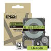 Epson LK-4GBJ Black on Matte GreenTape Cartridge 12mm - C53S672077
