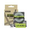 Epson LK-6GBJ Black on Matte GreenTape Cartridge 24mm - C53S672079