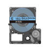 Epson LK-4LBJ Black on Matte Blue Tape Cartridge 12mm - C53S672080