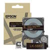 Epson LK-5BKP Gold on Metallic Black Tape Cartridge 18mm - C53S672095