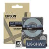 Epson LK-6HWJ White on Matte Navy Tape Cartridge 24mm - C53S672086