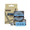 Epson LK-6LBJ Black on Matte Blue Tape Cartridge 24mm - C53S672082