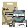 Epson LK-6WBJ Black on Matte WhiteTape Cartridge 24mm - C53S672064