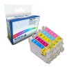 5 Remanufactured Epson T0482/3/4/5/6 Ink Cartridges