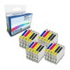 4 Remanufactured Epson T0611/2/3/4 Ink Cartridges