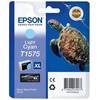 Original Epson Light Cyan Ink Cartridges for Various Epson Printers (T1575)