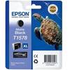 Original Epson Matte Black Ink Cartridges for Various Epson Printers (T1578)