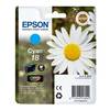 Original Cyan Epson 18 Ink Cartridge
