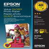 Epson Value Glossy Photo Paper - 10x15cm - 40 sheets (2 packs of 20 sheets)