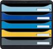 Exacompta Bee Blue Big Box 5 Drawer Unit 347 x 278 x 267mm Assorted Colours