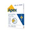Fellowes Apex Laminating Pouch A4 2 x 100 Micron Gloss Pack 100 (6003301)