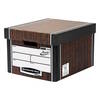 Fellowes Premium Classic Archive Box Woodgrain Pack 5 (7250513)
