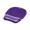 Fellowes Crystal Gel Mousepad and Wrist Rest Purple (91441)
