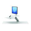 Fellowes Lotus RT Sit Stand Workstation Single White (8081701)