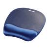 Fellowes Plush-Touch Mouse Mat Wrist Rest Blue (9287302)