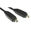 Firewire 4 pin to 4 pin male to male cable 2 metres