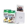 Fujifilm Instax Link Photo Printer Wide Ash White with 40 Shot Pack (16719574+16