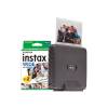 Fujifilm Instax Link Photo Printer Wide Mocha Grey with 20 Shot Pack (16719586+1