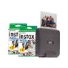 Fujifilm Instax Link Photo Printer Wide Mocha Grey with 40 Shot Pack (16719586+1