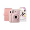 Fujifilm Instax Mini 12 Camera, 10 Shot Macaron Film & Photo Album Blossom Pink